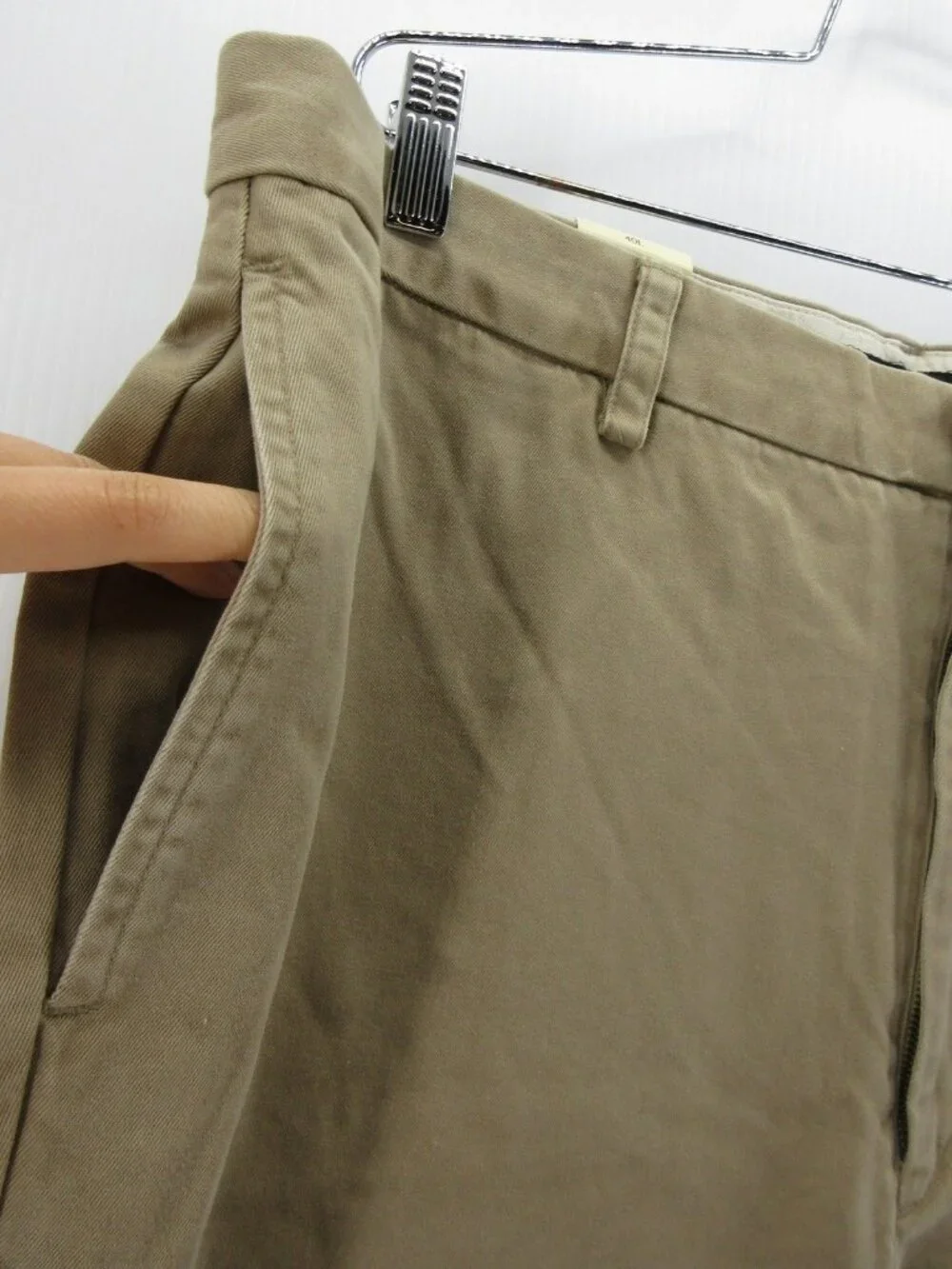 VINTAGE Banana Republic Pants 40 L Khaki Classic Rider Slim 40X34 NEW